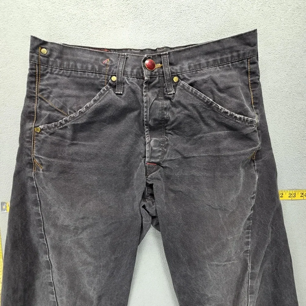 Vintage Levis Engineered Jeans Mens 30x34 Black Twisted One Pocket Button Fly